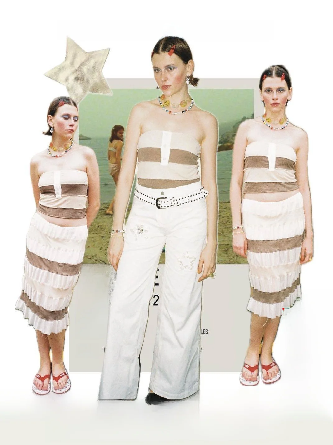 

Новинка 2026: Женский трикотажный топ-бандо с полосками и лоскутным узором, базовый слой, хлопковая смесь, летняя мода, доступная цена