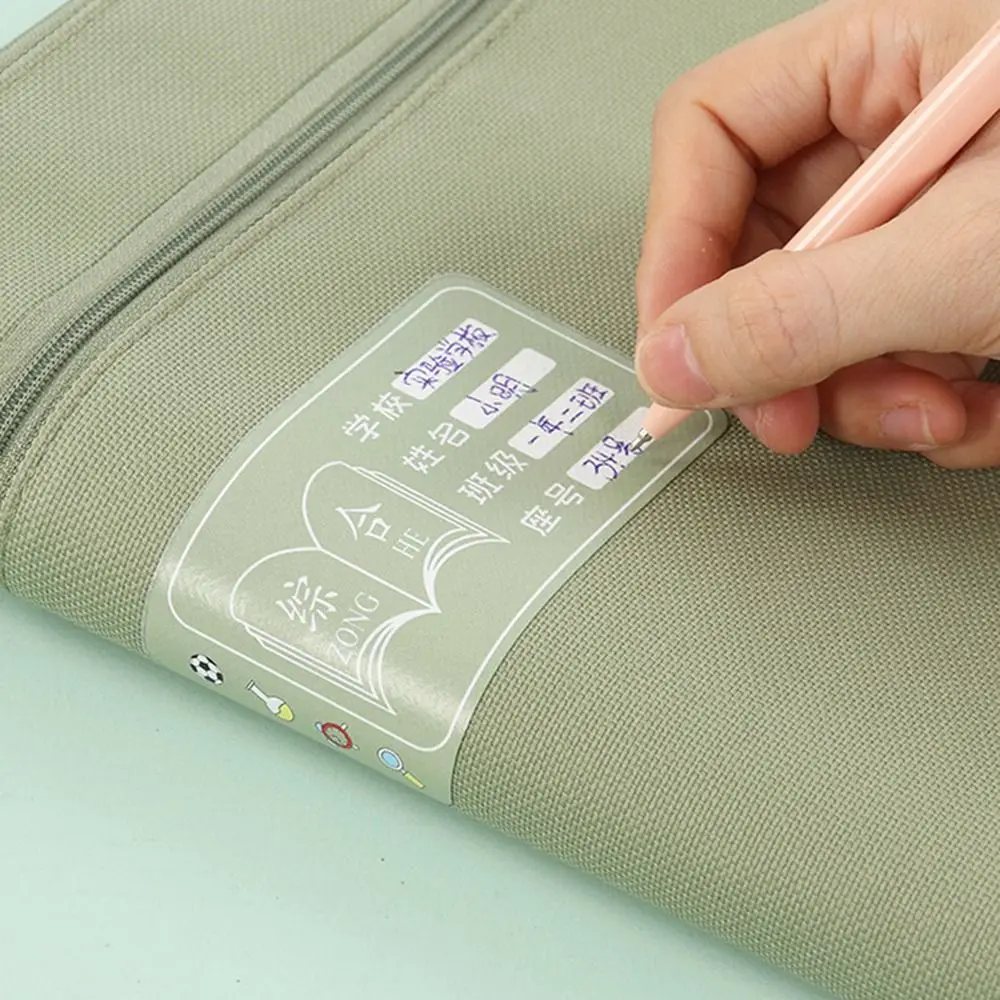 Portable A4 Size File Tote Waterproof Double Layers Document Storage Bag Foldable File Organizer Pouch