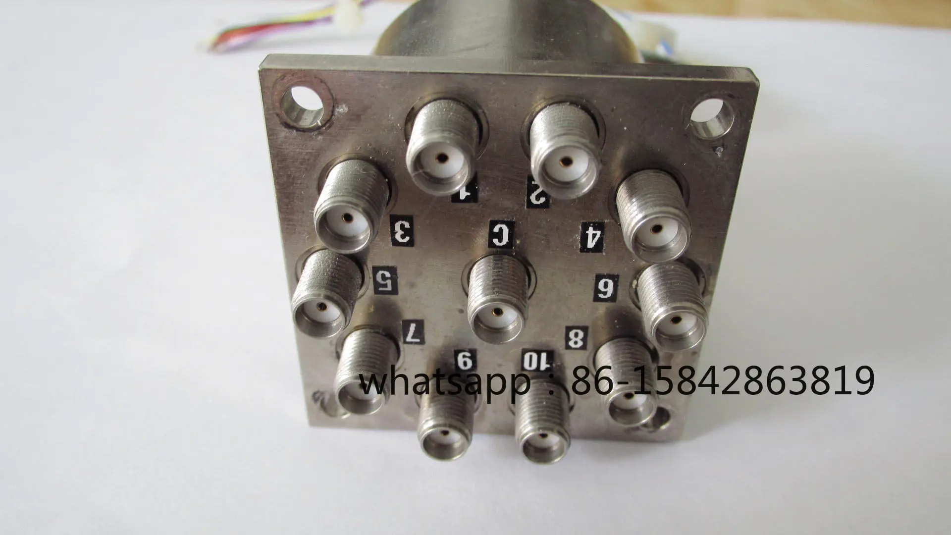 

DC-18GHz SP10T SMA Single Pole Ten Throw 1 Cut 10 RF Microwave Coaxial Switch