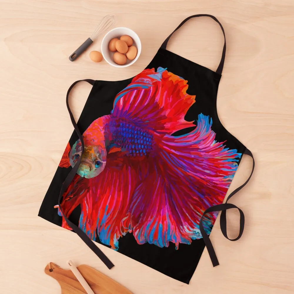 SIAMESE FIGHTING FISH Apron esthetician Kitchen Special Accessories Apron