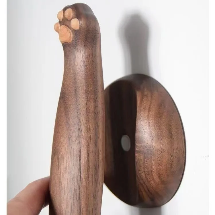 

Claw Long Handle Walnut Wood Shoe Horn Home Use No Bending Waist Shoe Inserting Tool Easy to Use Shoe Scraper