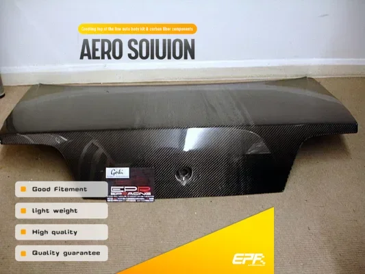 

FRP Fiber Glass (NOT CARBON) OE Style Rear Trunk Boot Lid Tailgate Kits Car Styling Tuning Parts For Nissan Skyline R33 GTS GTR