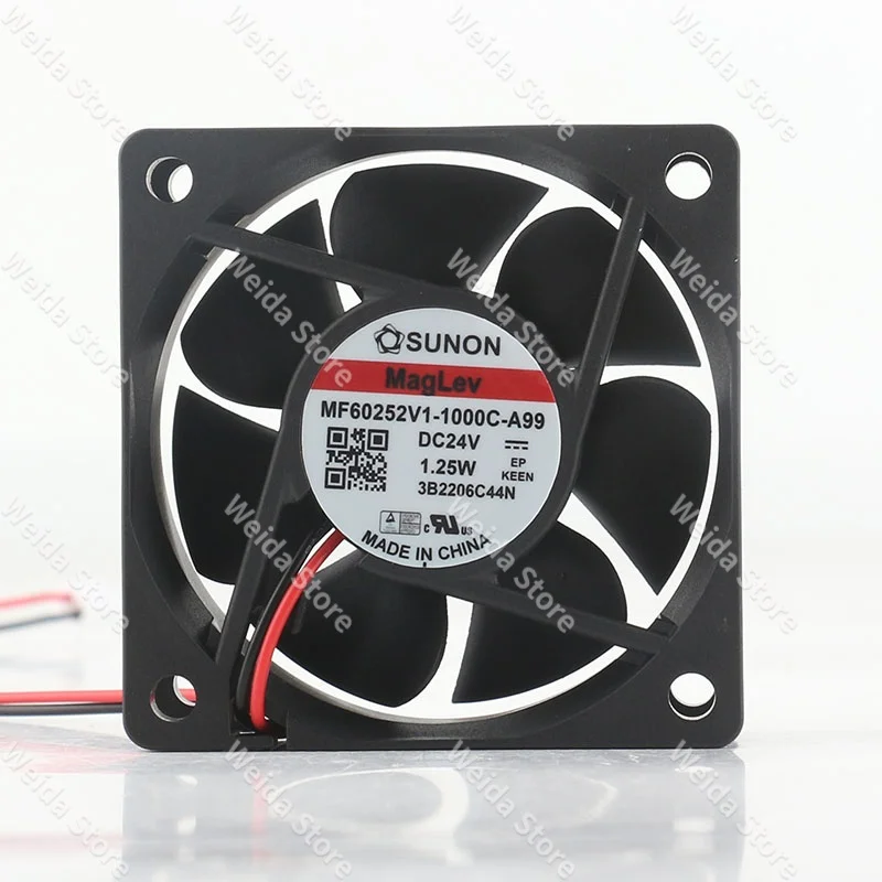 

SUNON Precision MF60252V1-1000C-A99 6025 60X60X25MM 5V 12V 48V DC24V 1.25W inverter fan motor