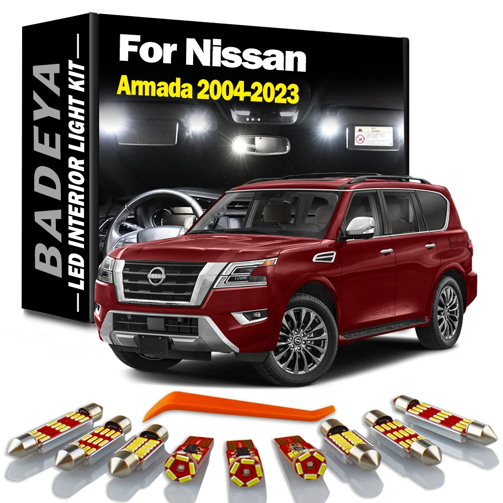 Canbus Vehicle Bulb Interior Map Reading Light Kit For Nissan Armada TA60 Y62 2004- 2018 2019 2020 2021 2022 2023 Accessories