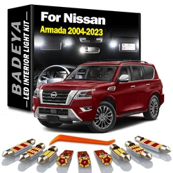 Canbus Vehicle Bulb Interior Map Reading Light Kit For Nissan Armada TA60 Y62 2004- 2018 2019 2020 2021 2022 2023 Accessories