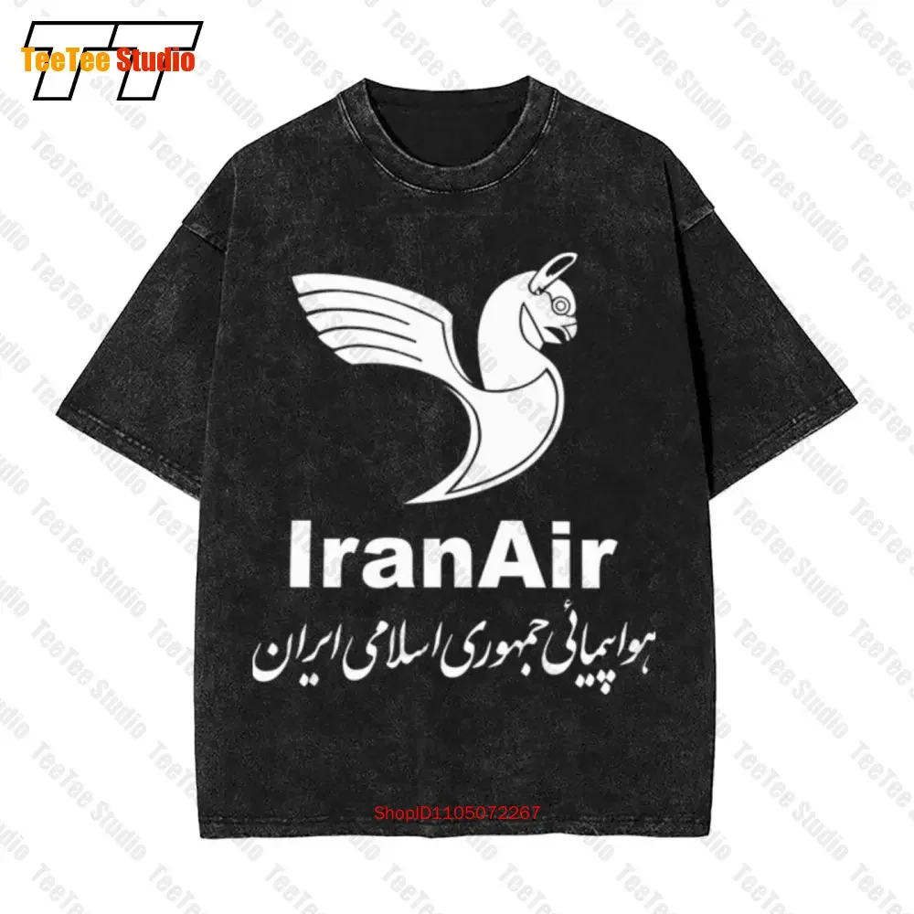 Iran Air Homa Persia Imram Khomeini International Teheran Vintage Übergroßes T-Shirt ZAZP