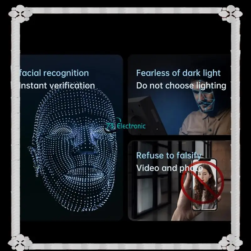 24-Hour Delivery Multi-Function Attendance System Fingerprint Facial Recognition Password Three-In-One Machine - Image 6