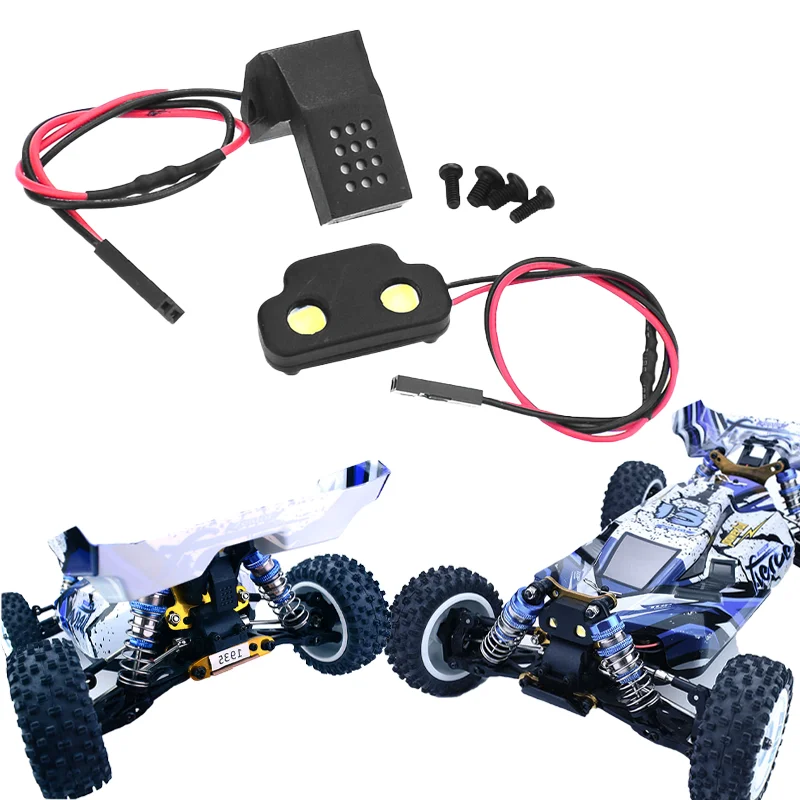 

Front & Rear LED Lights Headlight Taillight for 1/12 Wltoys 124017 High-Speed Racing RC Car