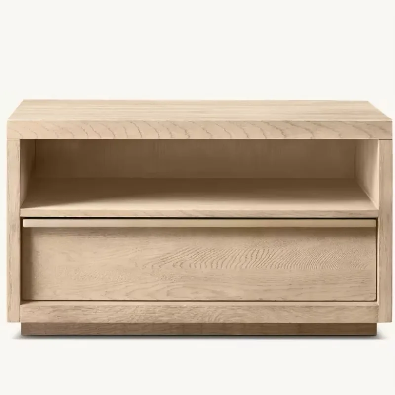 طاولة سرير مفردة من الخشب الصلب الفاخر - طاولة بجانب السرير فاخرة