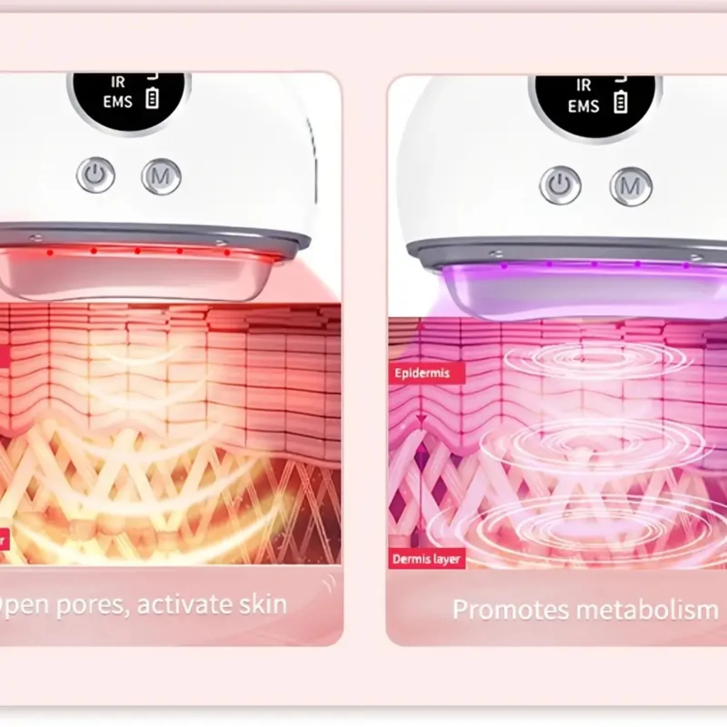 เครื่องมือบํารุงผิวหน้าไฟฟ้า Gua Sha เครื่องนวดหน้าขูดสําหรับต่อต้านริ้วรอย คอนทัวร์ และบรรเทาความตึงเครียด - เครื่องมือดูแลผิว