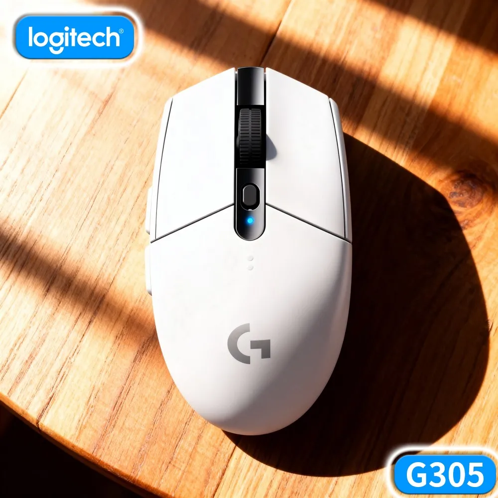 G305 Logitech Wireless LIGHTSPEED Portable Travel Mice HERO 12000 DPI 6 Config Keys Fit Notebook PC Mac Gamers