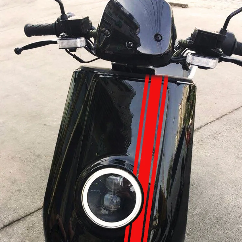 

50cm Motorcycle Stickers Car Motorcycle DIY Fuel Tank Cover Reflective Stickers Waterproof for Racing Motorcycle Accessories