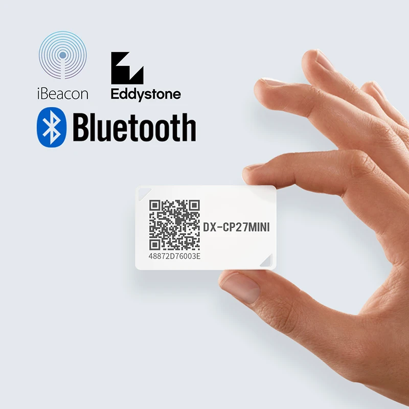 DX-IOT Wireless Eddystone smallest Mini size iBeacon DA14531 BLE 5.1 Tags Tracker Location Bluetooth Beacon With IP67 Waterproof