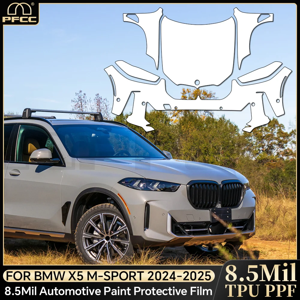 

For BMW X5 M Sport Drive40 50 M60 2024 2025 Anti-scratch TPU Paint Protection Film Pre-cut PPF Car Body Clear Bra Resistant Kit