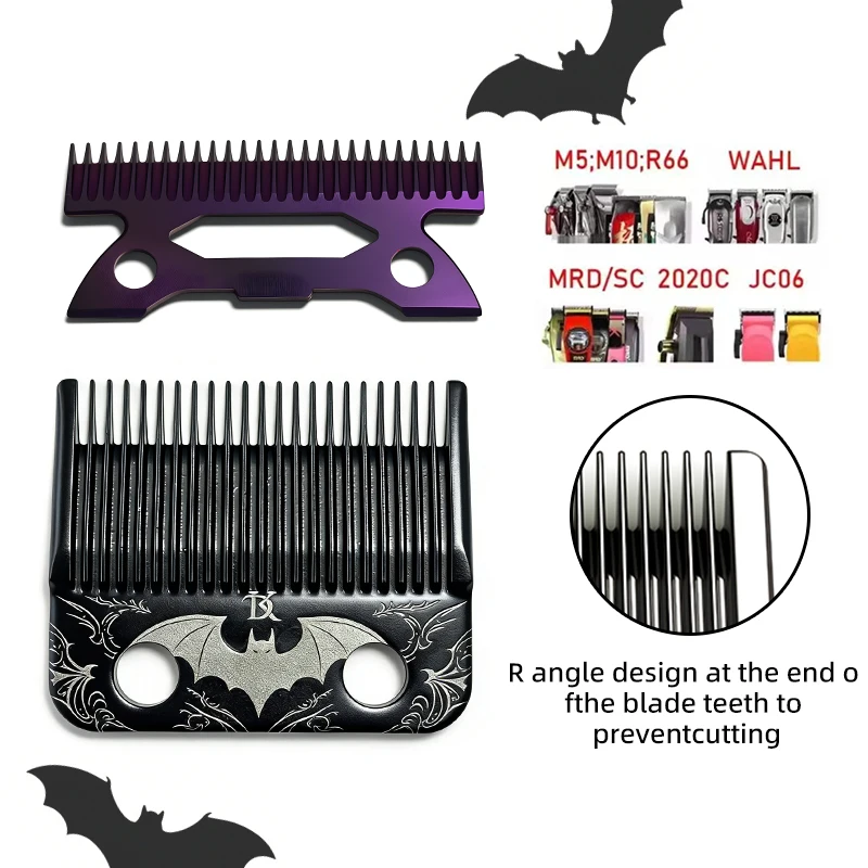 DK Night Knight Echo Blades For SC WHAL JRL KM VGR Gamma JUCAI Madeshow MRD Are Common Professional Hair Clipper