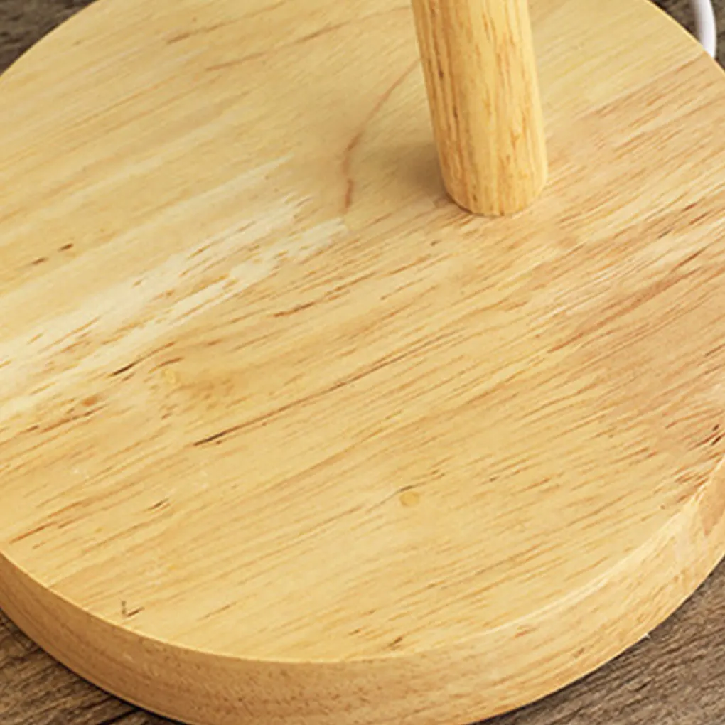Candeeiro de mesa economizador de energia com pescoço flexível para amantes modernos Proteção para os olhos Lâmpada de quarto de bambu amarelo