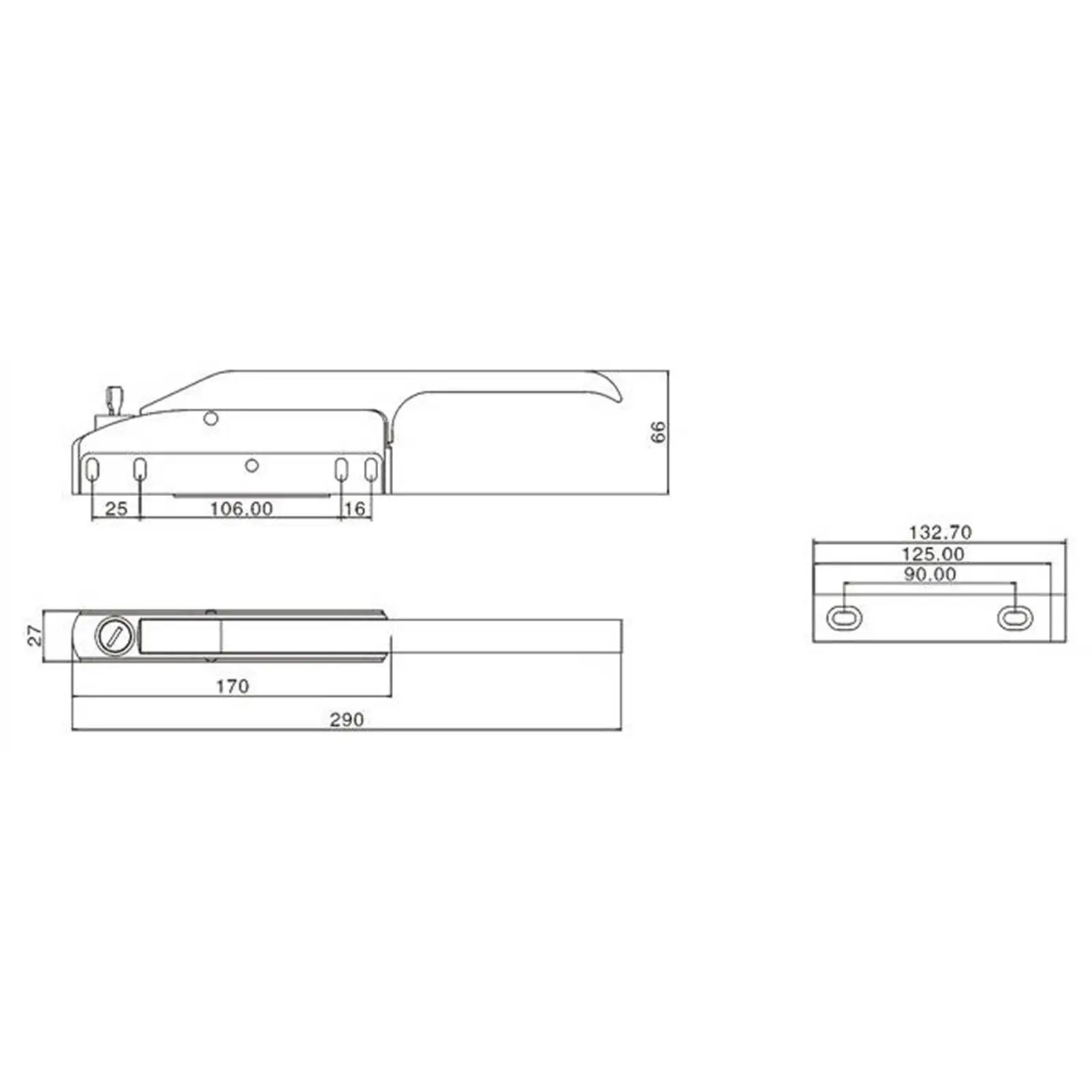 

Комплект доводчиков для дверей холодильных камер из цинкового сплава, простой в использовании, для дверей морозильных камер