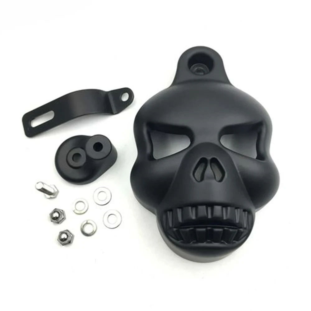 

Aluminum Motorcycle V-shield Stock Cowbell Horn Cover For Harley Davidson From 1992 to 2014 With Stock "Bullbell" Horn Cover