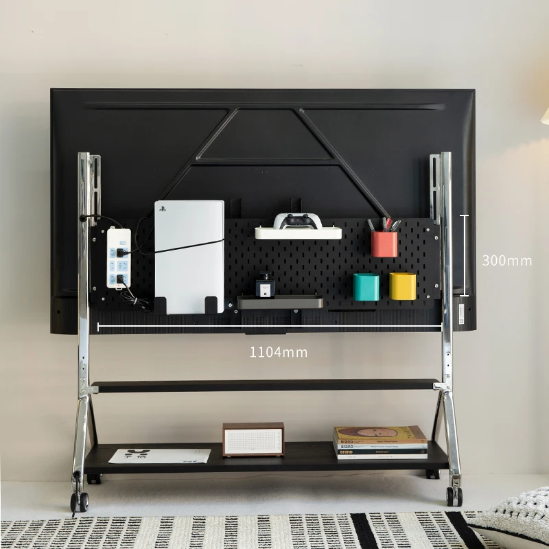 

1 piece of oversized hole plate + free ps5 hanger, non-TV rack, acrylic material, thickness 5mm