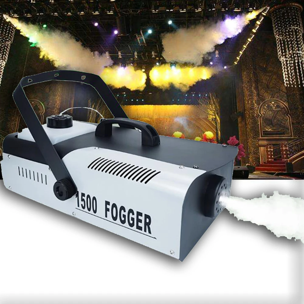 

1500w Fog Machine Remote Control Stage Smoke Machine for Stage Night Club Bar Party Celebration Festival Hot Sale