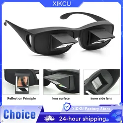 Amazing Lazy Creative Periscope Horizontal Reading Books Sit Glasses On Bed Lie Down View TV Myopia Usable Prism Spectacles