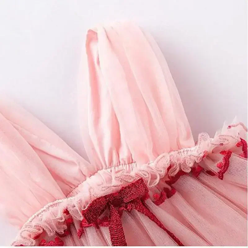 Robe de princesse d'anniversaire pour enfants, robes de photographie pour filles, vêtements de bébé de cent jours, 1 à 4 ans