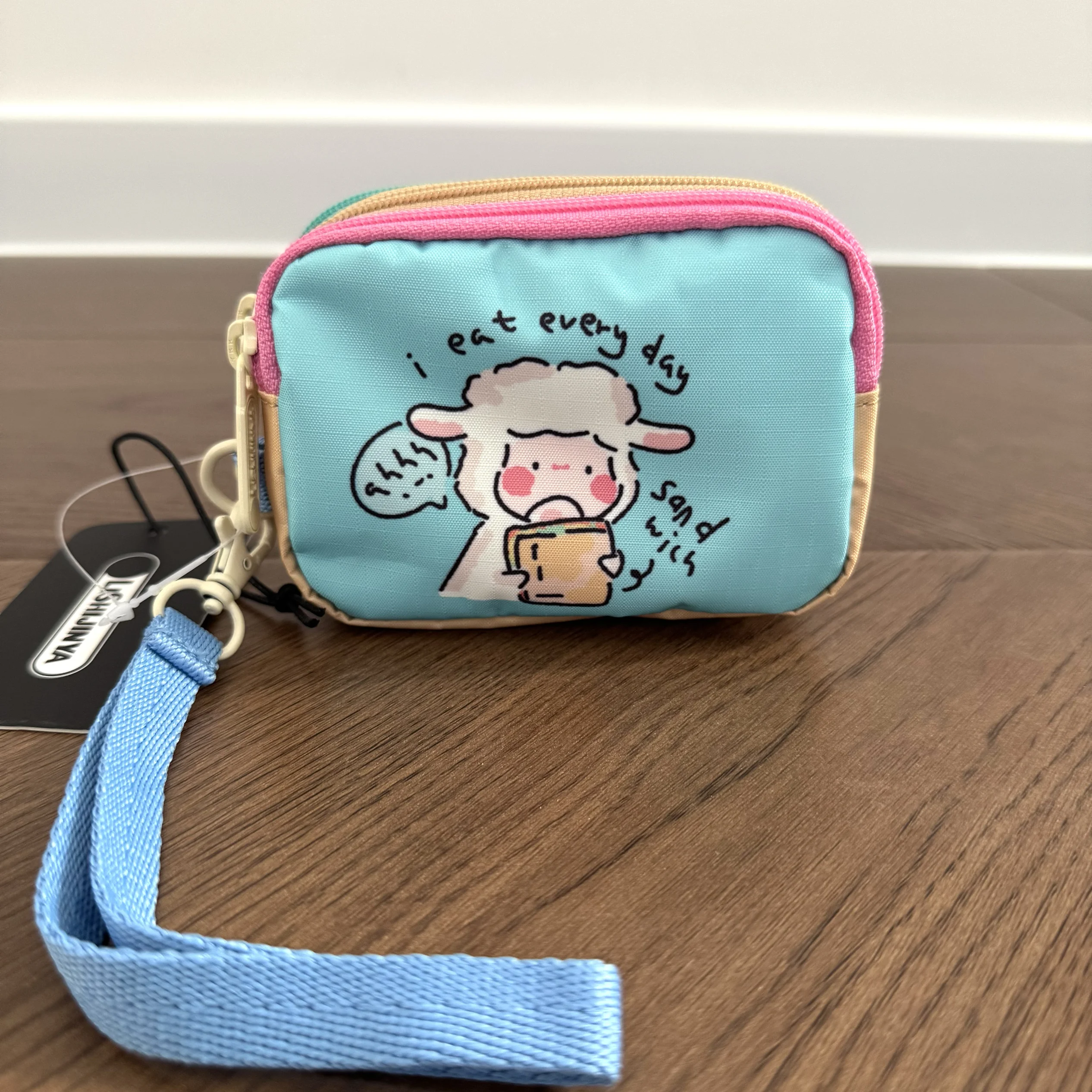 

Multi-Layer Storage Handbag New Design X89 Size *4*8cm Polyester Long Wallet for Men And Women Faionable Printed Wallet