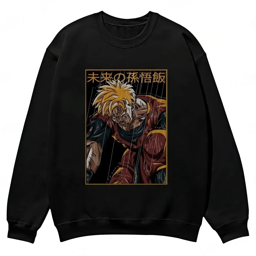 Sudadera de Dragon Ball para hombre, Sudadera con capucha de Anime japonés Future Gohan, traje de manga larga para padres e hijos para primavera y otoño