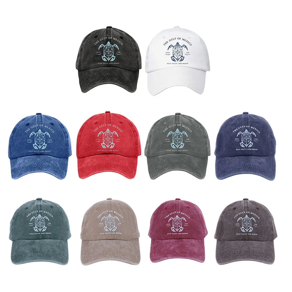 قبعة بيسبول قطنية مغسولة قبعة قطنية عتيقة قابلة للتعديل قبعة سائق الشاحنة قبعة سائق الشاحنة الرياضة في الهواء الطلق قبعة الشمس للرجال والنساء للجنسين