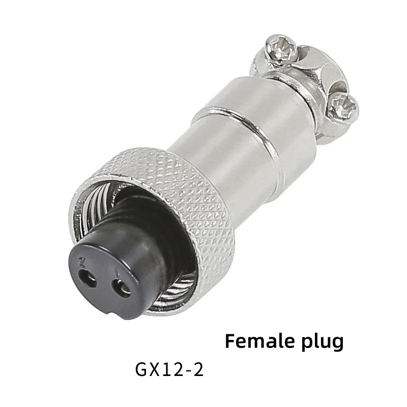 GX12 Aviation Connector 2/3/4/5/6/7 Pin M12 Threaded M/F Plug Socket for Heavy Machinery RS765