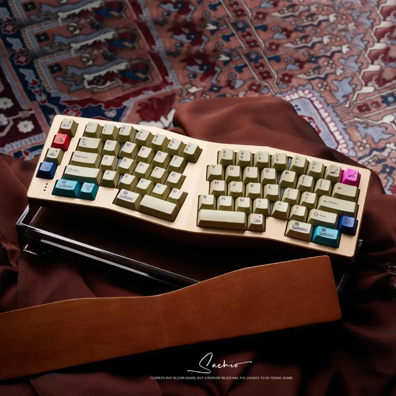 

Колпачки для клавиш PBT Shipkie Shalan, оригинальные колпачки для клавиш с вишневым профилем для Mx Cherry Gateron Switch, комплект механической клавиатуры с возможностью горячей замены