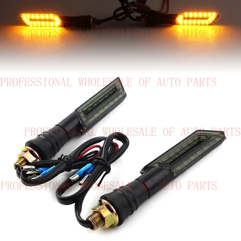 V+ V+ 2 x Universal Motorcycle 12V  Turn Signal Indicators Tail Amber Light