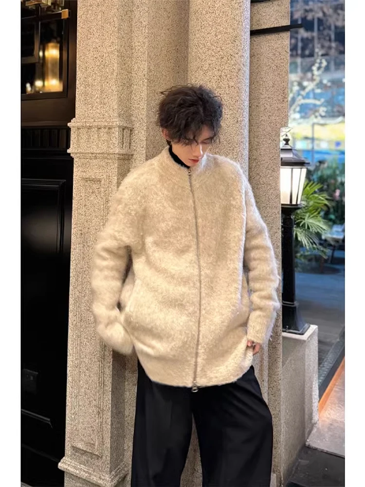 

Мягкий свитер Camere, мужской осенне-зимний свободный свитер Lazy Faion, вязаный idt Cleanfit, открытый кардиган, верхняя одежда для подростков