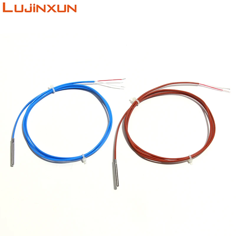 LUJINXUN K-type Waterproof Thermocouple Temperature Sensor 2x10mm 3x15mm 3x30mm 3x60mm Liquid Temperature Measurement Probe 1pc