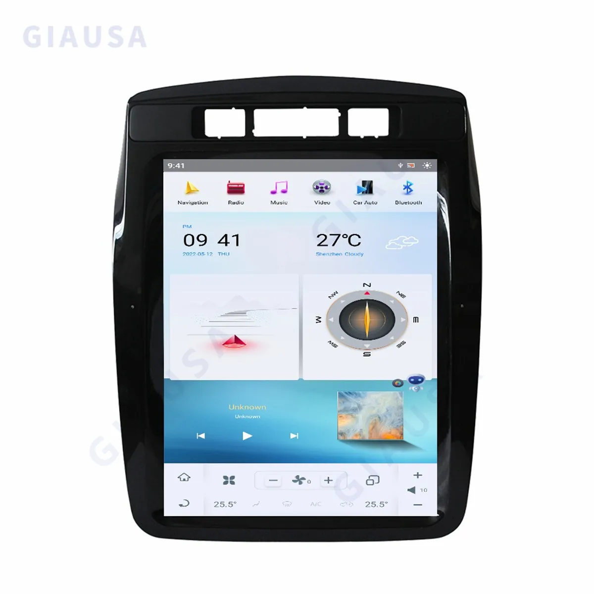 

Android 12 128G Vertical Tesla Screen Navigation For Volkswagen Touareg 2010-2017 CarPlay GPS Radio Auto Stereo Head Uni