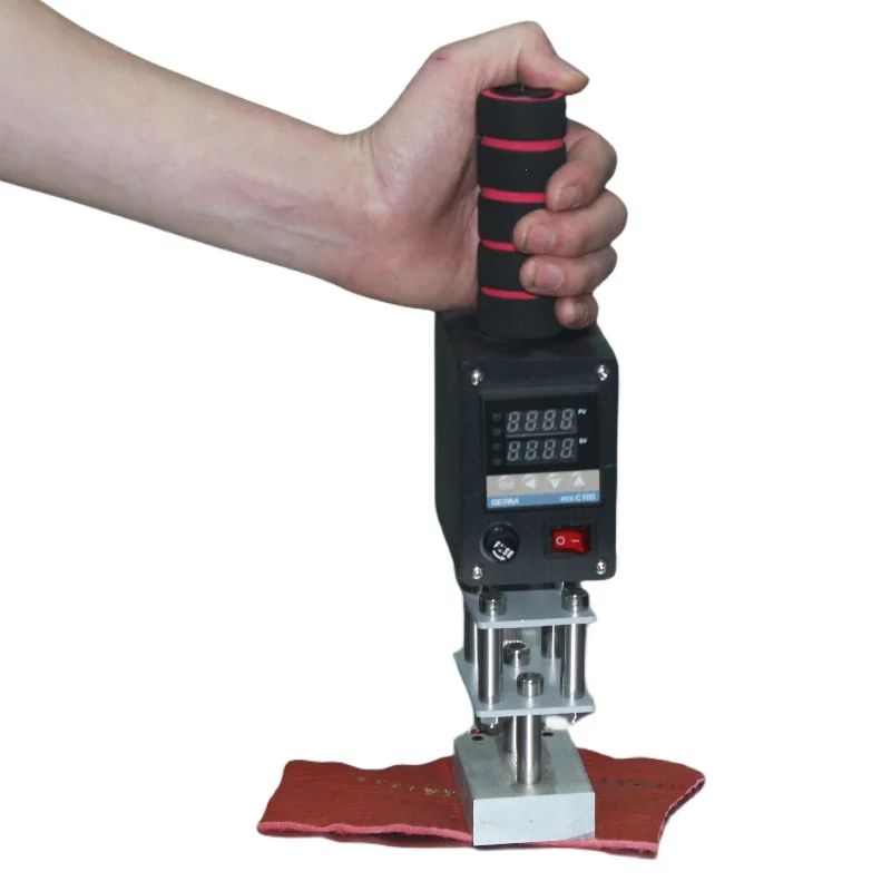 حار ختم آلة يده احباط البرنز معدات سهلة مقبض شعار أداة الختام العلامة التجارية آلة طباعة SHENLIN حزمة المبرمج