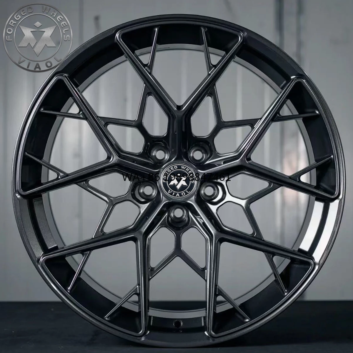 

Black Custom 16-26inch Forged Car Rims 5*112 6*139.7 6*120 6*135 New Compatible Models E36 S550 S650 Model Y Cayman RS7