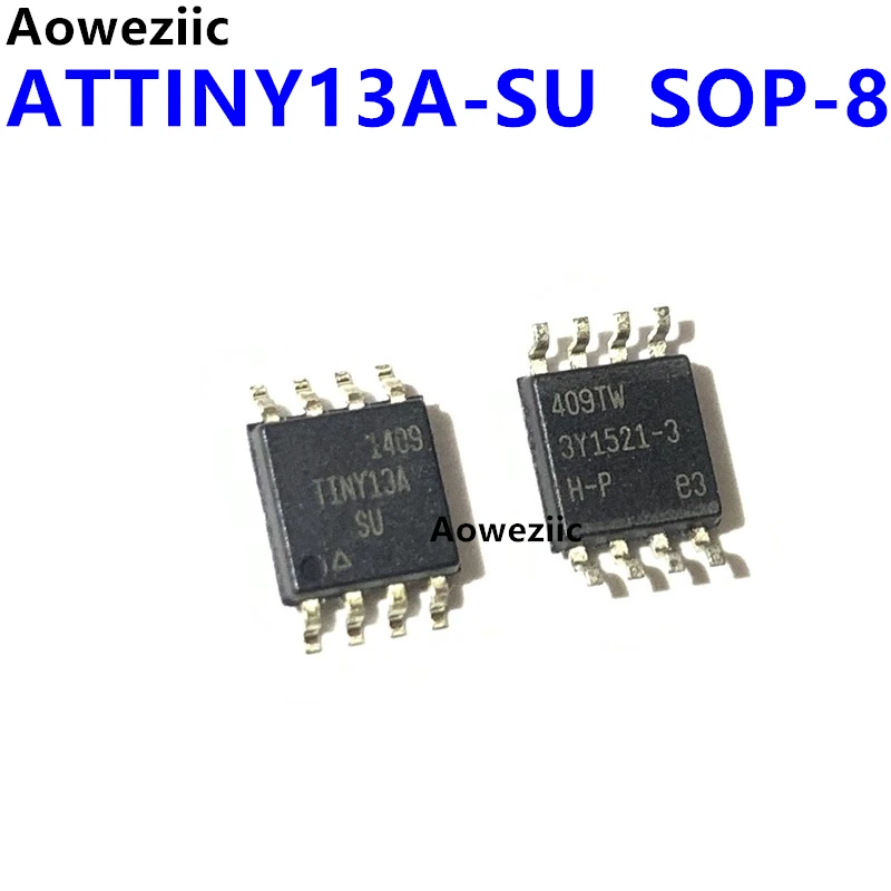 ATTINY13A-SU SOP-8 TINY13A-SU AVR 20MHz 1KB Memory Chip Brand New