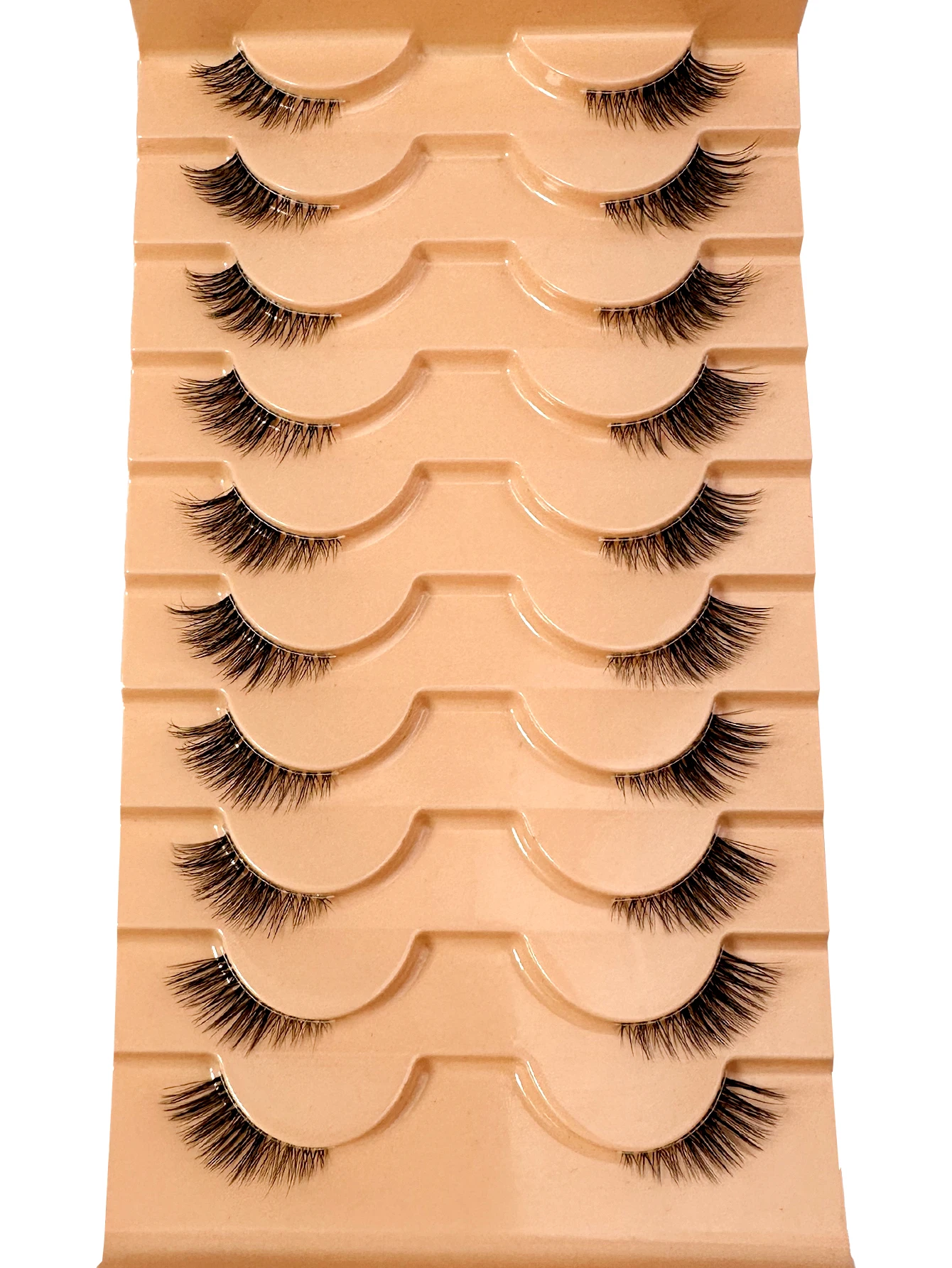 5/7/10 Halbe wimpern Natürliche 3D Nerz Wimpern Wispy Flauschigen Falsche Wimpern Verlängerung Nerz Wimpern Make-Up Werkzeuge Faux Cils maquillaje