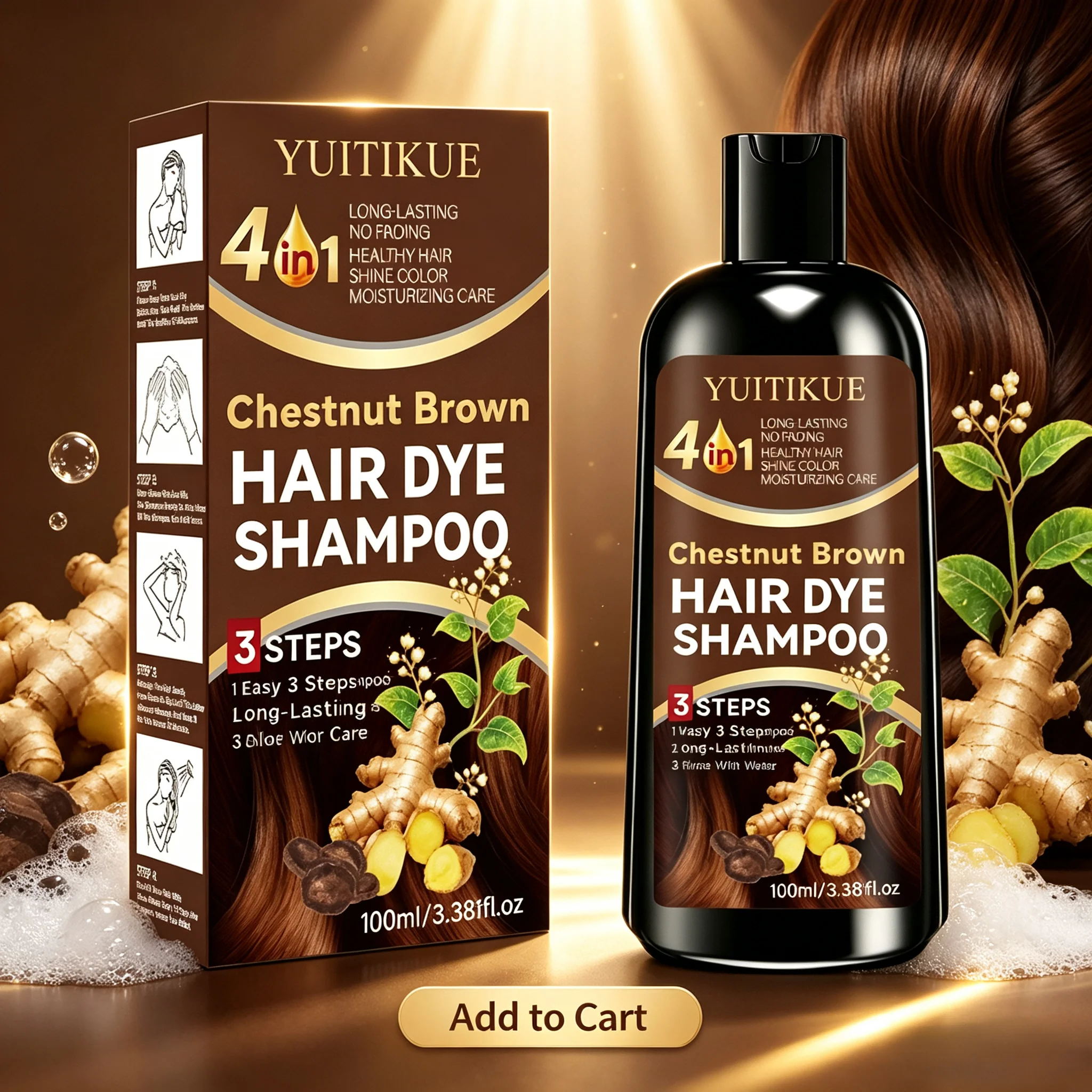 YUITIKUE Shampoing colorant po - Hair Care Steps avis et prix