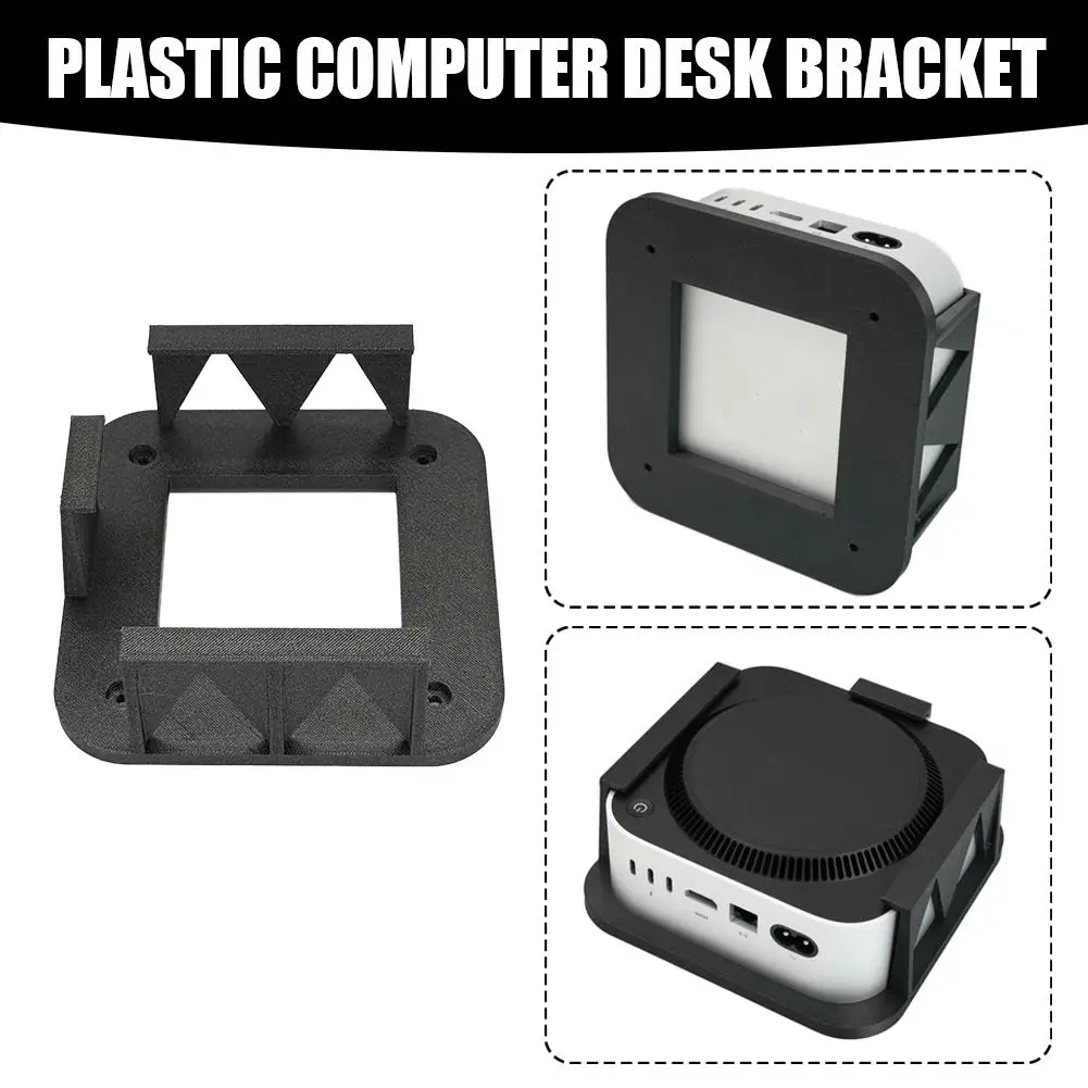 For Mac Mini M4/M4 Pro 2024 Desktop Stand - Construction, Ideal for Office and Creative Workspaces