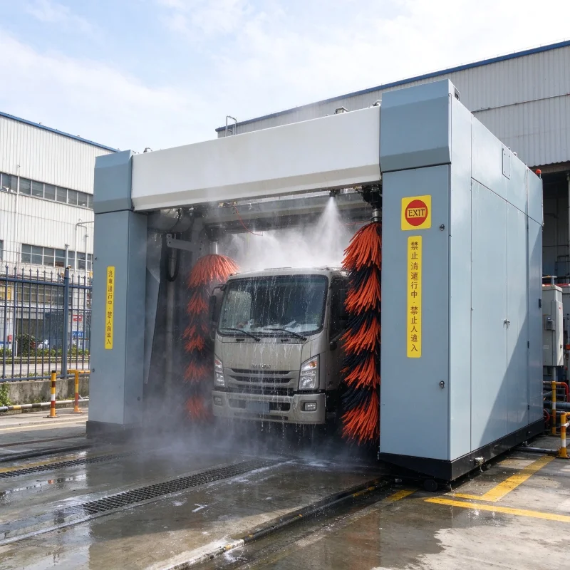 Touchless Car Wash Equipment with High Pressure Water Jet, Automatic Vehicle Cleaning Machine for Modern Car Wash Shop