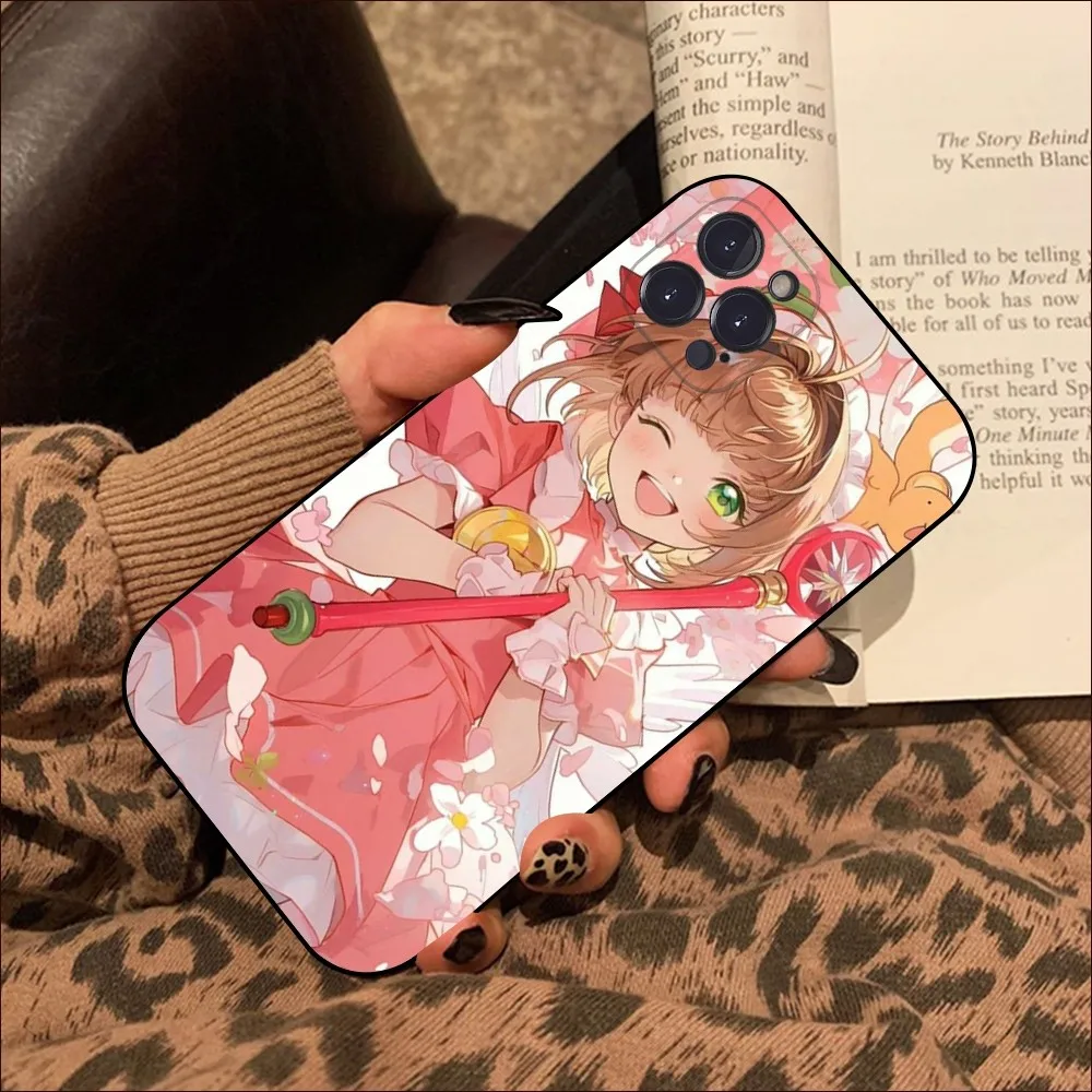 Card Captor Sakura Phone Case For IPhone 15 14 13 12 Mini 11 Pro XS Max X XR SE 6 7 8 Plus Soft Silicone Cover