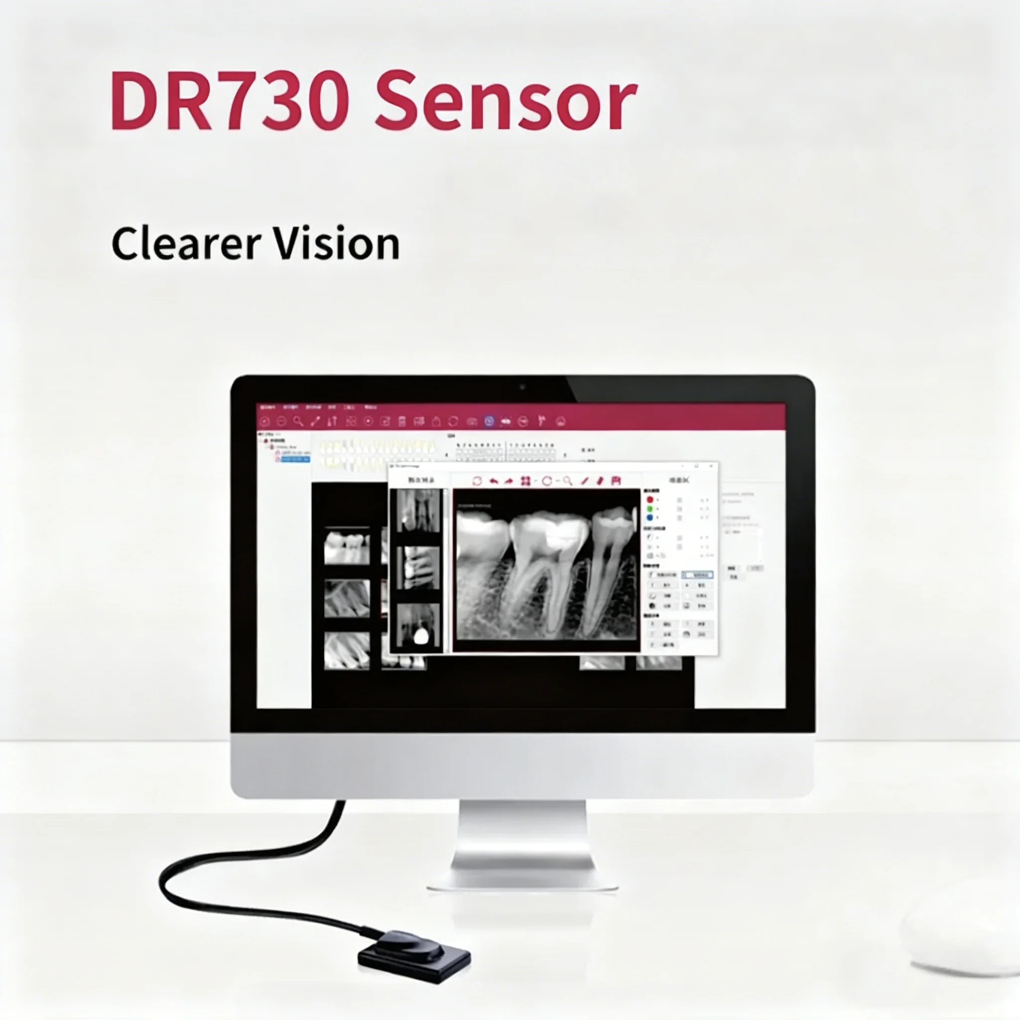 

Runyes DR730 Intraoral Dental Digital X Ray Sensor Intraoral Dental Imaging System Oral Xray Sensor Oral Dental Equipment Clinic