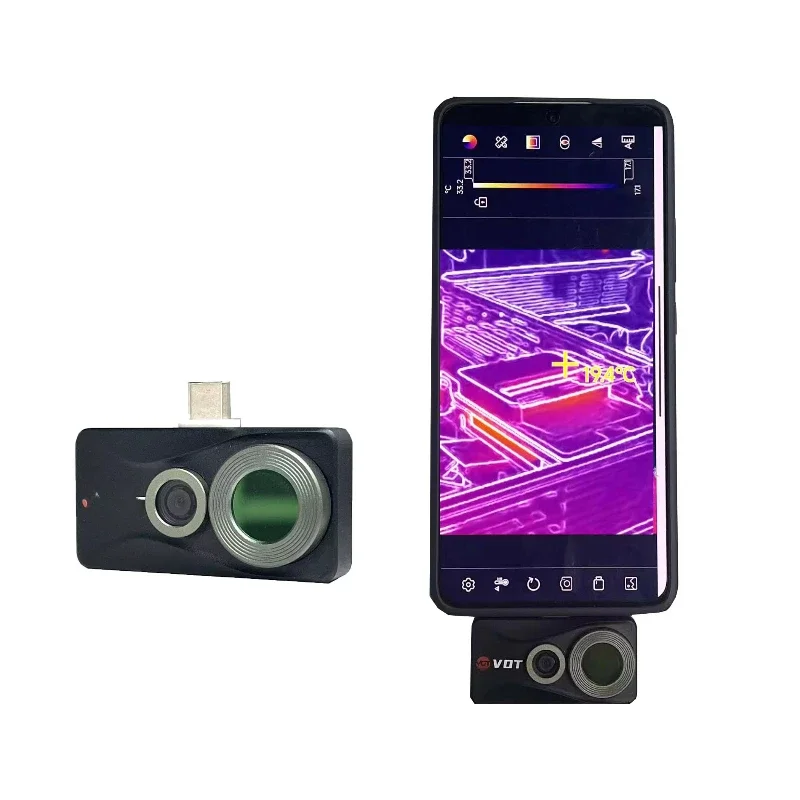 YYHC-Pocket-sized dual lens handheld temperature type c measurement infrared thermal imaging camera