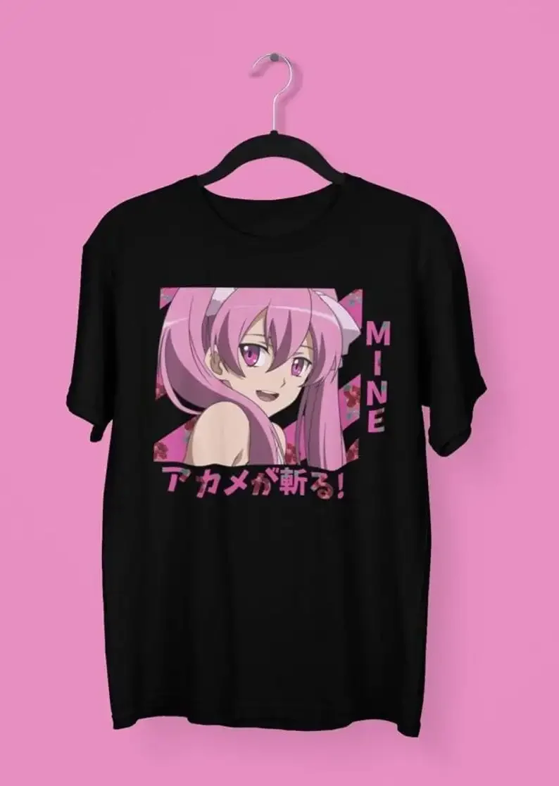 Unisex Akame Ga Kill Anime T-Shirt, Leone, Esdeath, Mine, Waifu Shirt