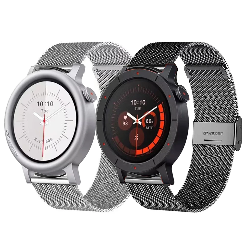 Сетчатый ремешок для часов CMF Watch 3 Pro, браслет SmartWatch, ремешок на запястье для CMF By Nothing Watch Pro 3 2, аксессуары для ремешка для часов