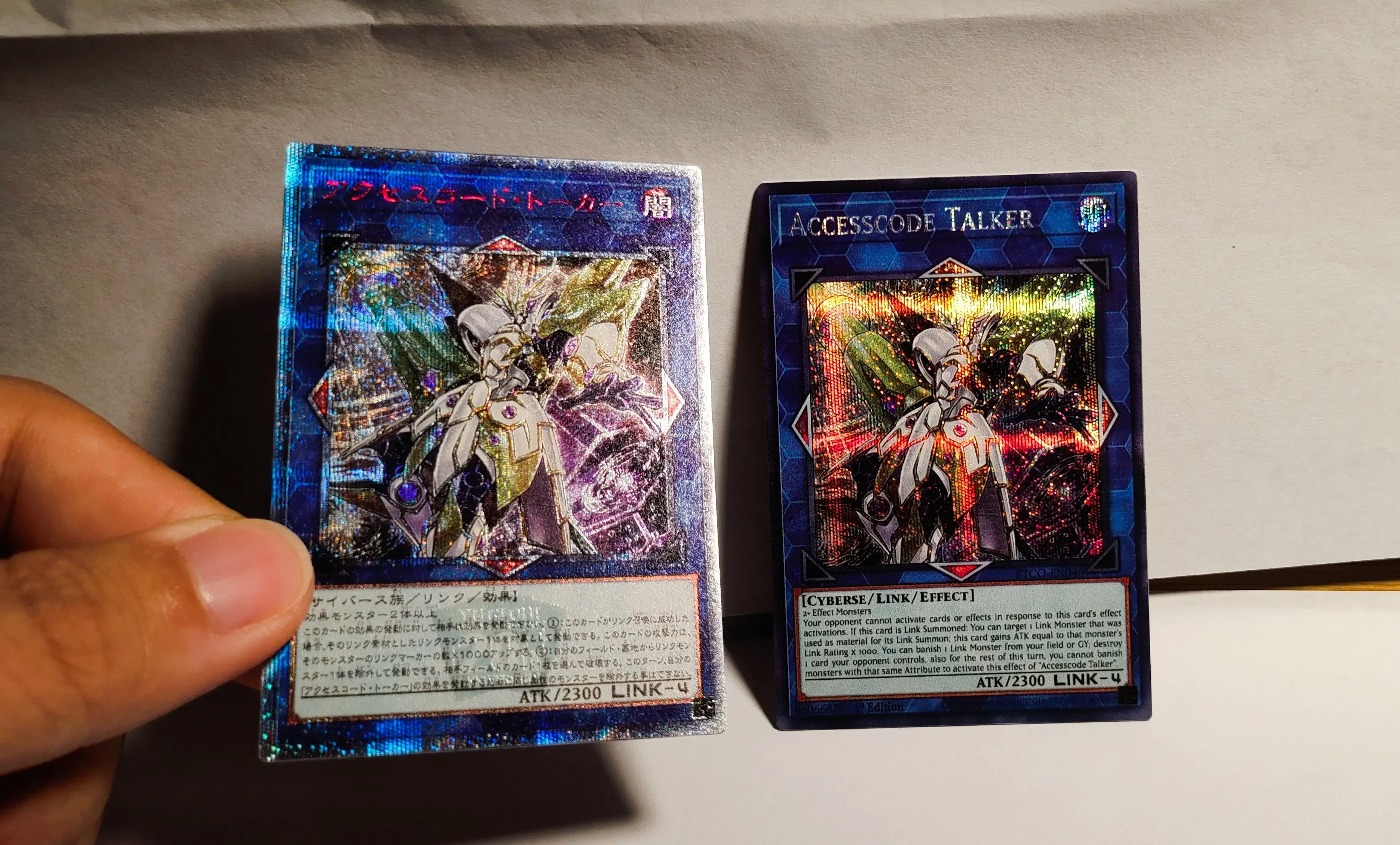 

Yu-Gi-Oh 20th Secret Rare ETCO-JP046/ETCO-EN046/ Accesscode Talker Gift Collectible Card Toys (Not Original)