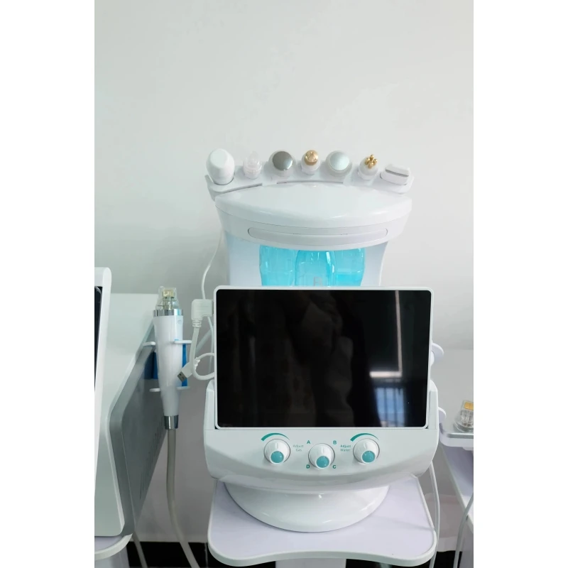 2024 New Upgrade 7-in-1 Facial Skin Analysis Water Oxygen Cleanser Women's Face Lifting Firming Ultrasonic Skin Rejuvenation