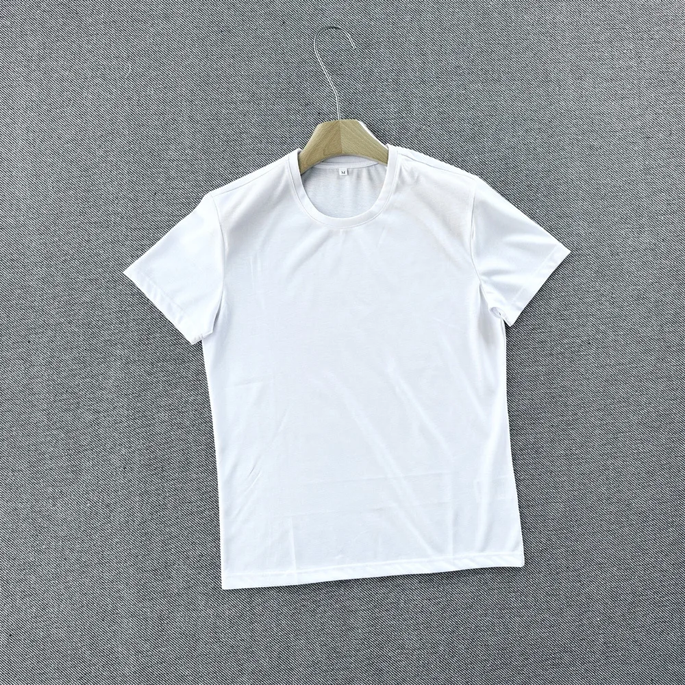 Fabric Is Smooth and Breathable, Thin Cotton Mulberry Silk Men's Round Neck Short-sleeved T-shirt